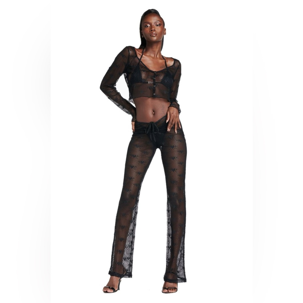 I.AM.GIA lace heart domitilla matching set